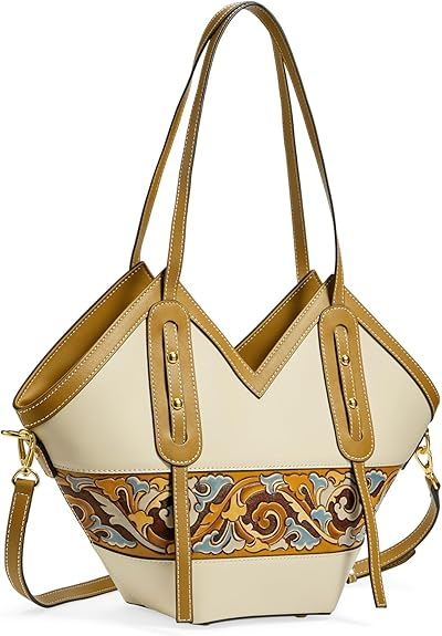 Túi đeo vai bằng da thật dành cho nữ Túi đeo chéo bằng da sơn chạm khắc thủ công Túi đeo hông Hobo dễ thương Túi đeo dưới cánh tay