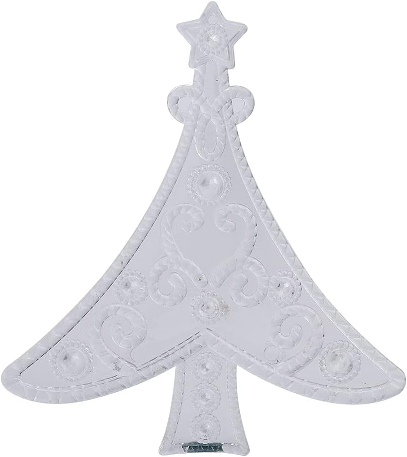 Đồ trang trí treo cây thông Noel 12 món đồ trang trí ngày Giáng sinh bằng Acrylic trong suốt DIY Phụ kiện trang trí nhà cho lễ hội Giáng sinh