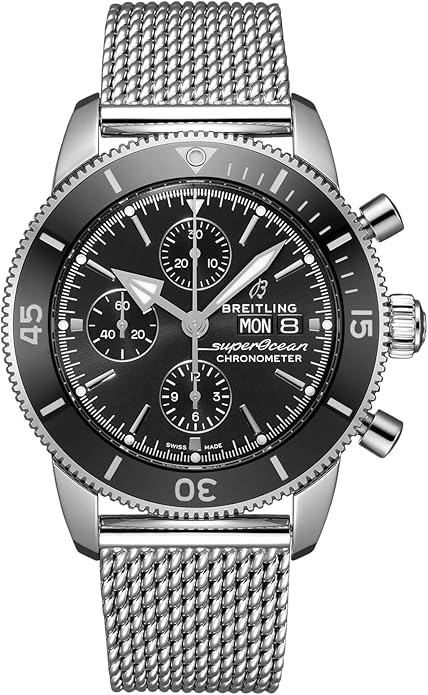Đồng hồ Breitling Superocean Heritage II Chronograph Automatic mặt số đen dành cho nam A13313121B1A1