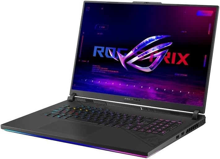 Máy tính xách tay chơi game ASUS ROG Strix G18 (2024), Màn hình Nebula 18” 16:10 QHD 240Hz/3ms, GeForce RTX™ 4080, Intel® Core™ i9-14900HX, 64GB DDR5-5600MHz, 1TB PCIe® SSD, Wi-Fi 6E, Windows 11, G814JZR-IH99