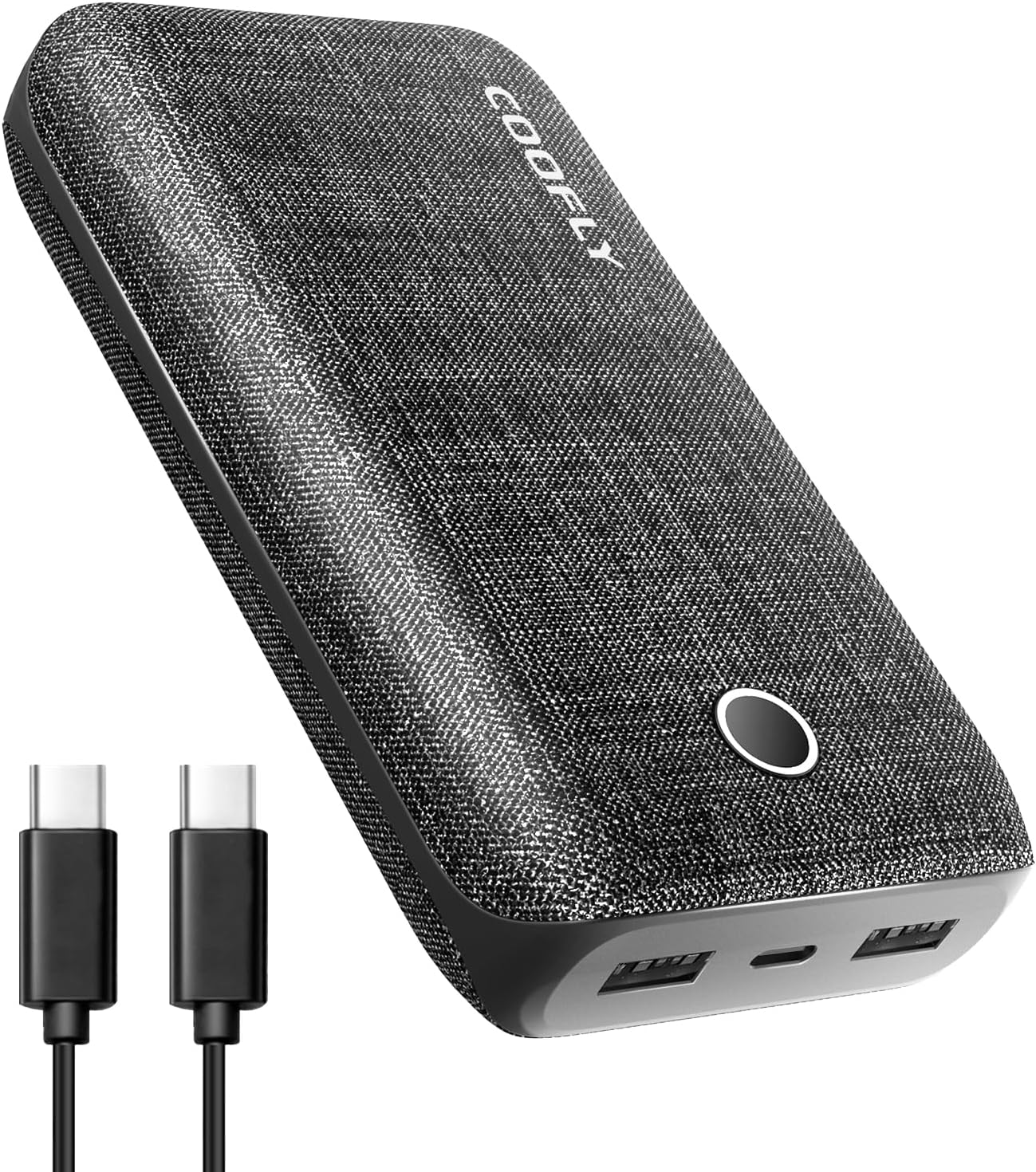 Bộ sạc di động, Pin dự phòng 20000mAh có cổng USB C vào và ra, Bộ pin sạc tốc độ cao 20W Tương thích với iPhone, Android, v.v.