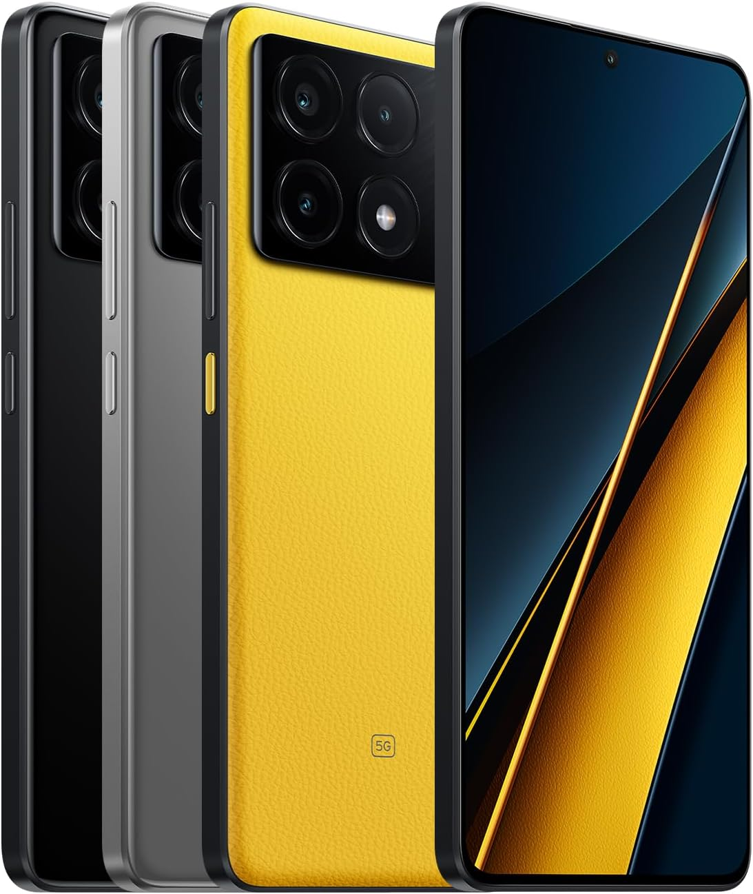 Xiaomi Poco X6 Pro 5G + 4G Lte (for Tmobile Mint Tello Global) Global Unlocked (512Gb + 12Gb) Gsm 6.67 64Mp Triple Camera (Gray)