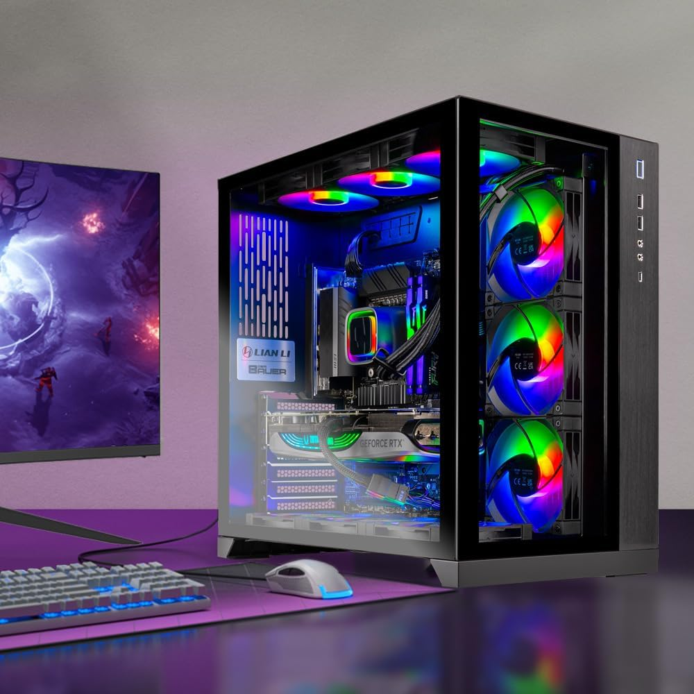 Máy tính để bàn Skytech Gaming Prism II Lian Li O11 – Intel Core i9 13900K 3.0 GHz, NVIDIA RTX 4070 Ti, SSD NVME Gen4 1TB, RAM DDR5 32GB RGB, Nguồn Gold 1000W, AIO 360mm, Wi-Fi 11AC, Windows 11 Home 6