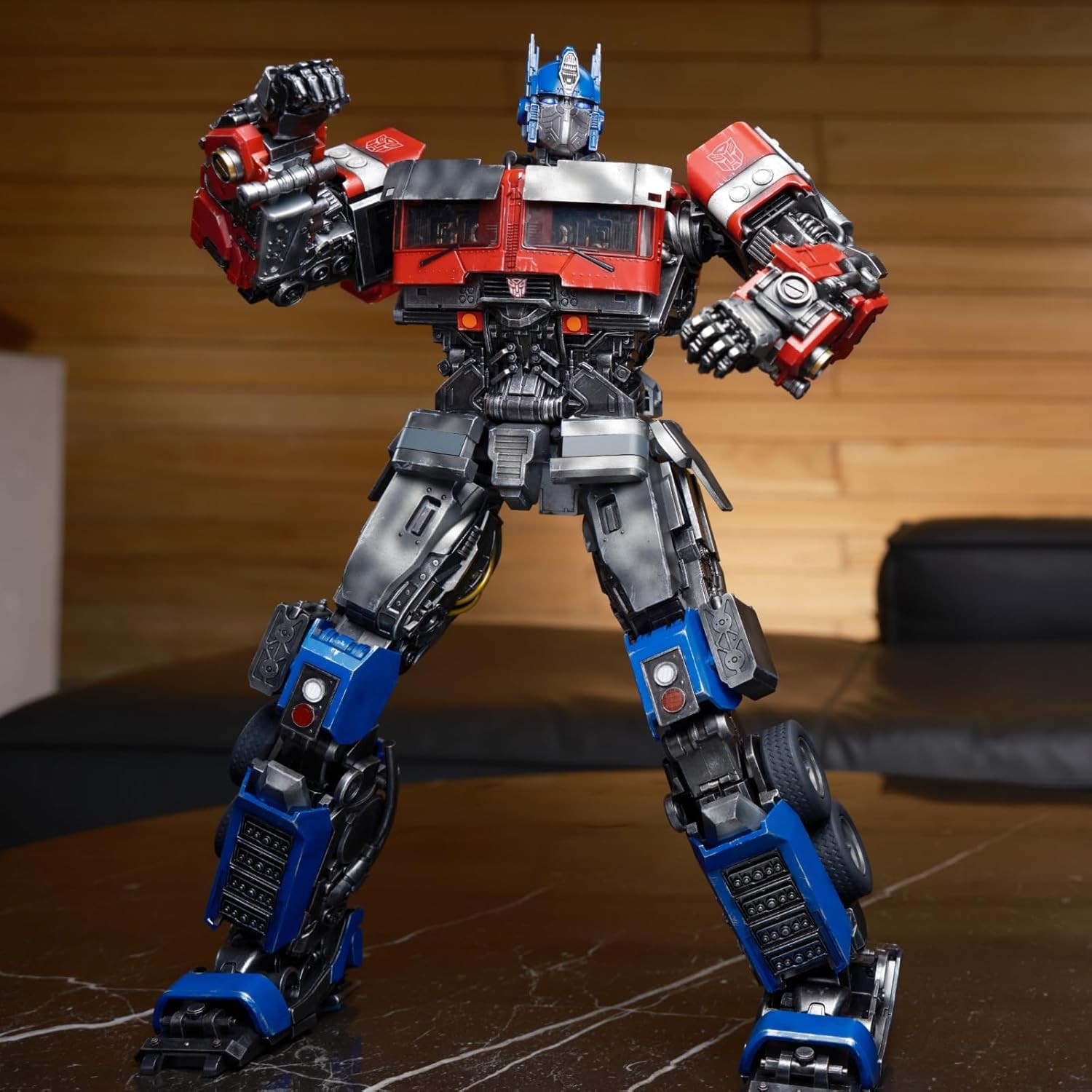 Robosen Transformers Rise of The Beasts Optimus Prime Robot (Phiên bản giới hạn) - Điều khiển ứng dụng, Robot lập trình, Tương tác bằng giọng nói, Đồ chơi Transformers, Đồ chơi sưu tập, 16,6 inch