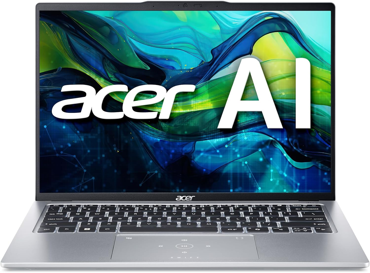 Máy tính xách tay Acer Swift Go 14 Intel Evo Edition | Màn hình OLED 14" WQXGA+ 2880x1800 | Mở khóa trải nghiệm AI | Bộ xử lý Intel Core Ultra 5 125H | Intel ARC | 8GB LPDDR5 | 512GB SSD | WiFi 6E | S