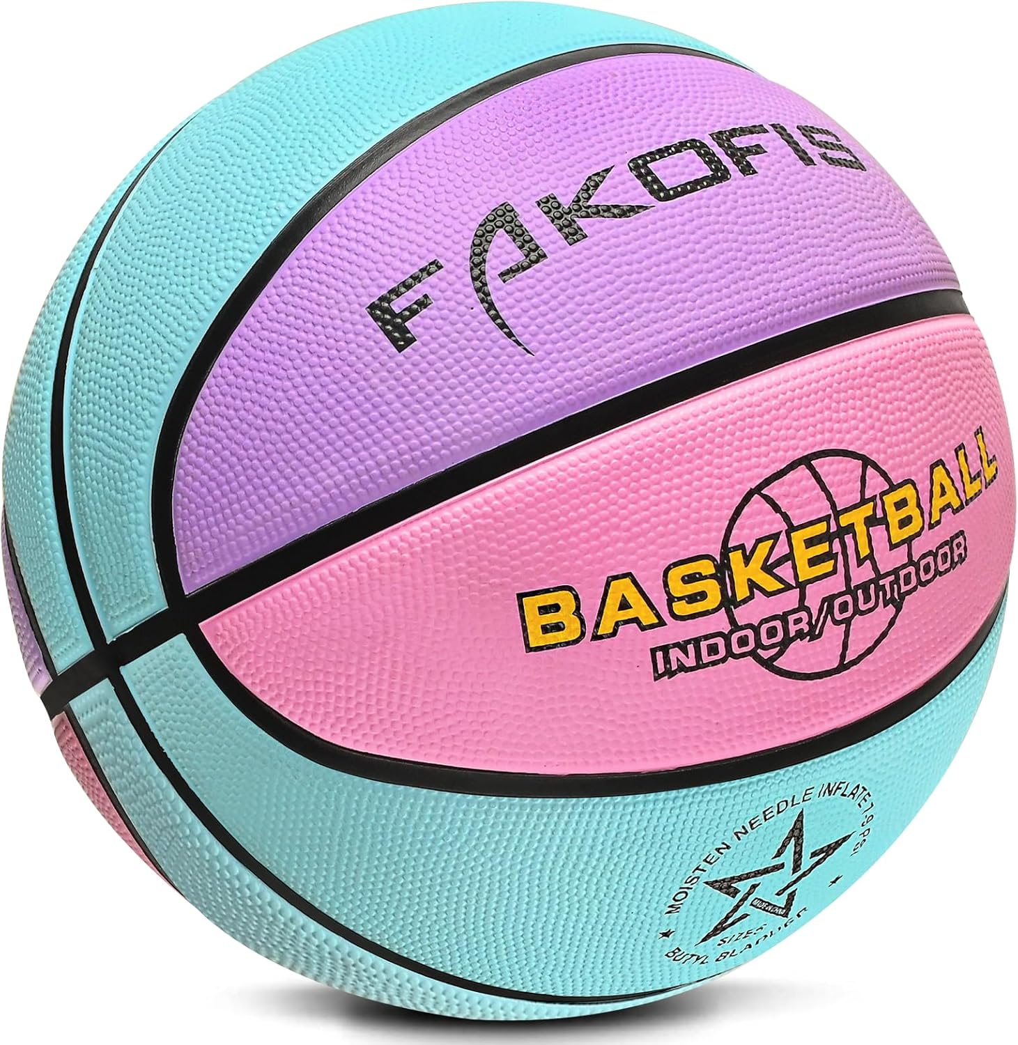 Bóng rổ trẻ em cỡ 5 (27,5'') cao su cao cấp cho trẻ em chơi trong nhà ngoài trời sân sau công viên hồ bơi (Quà tặng cho trẻ em)