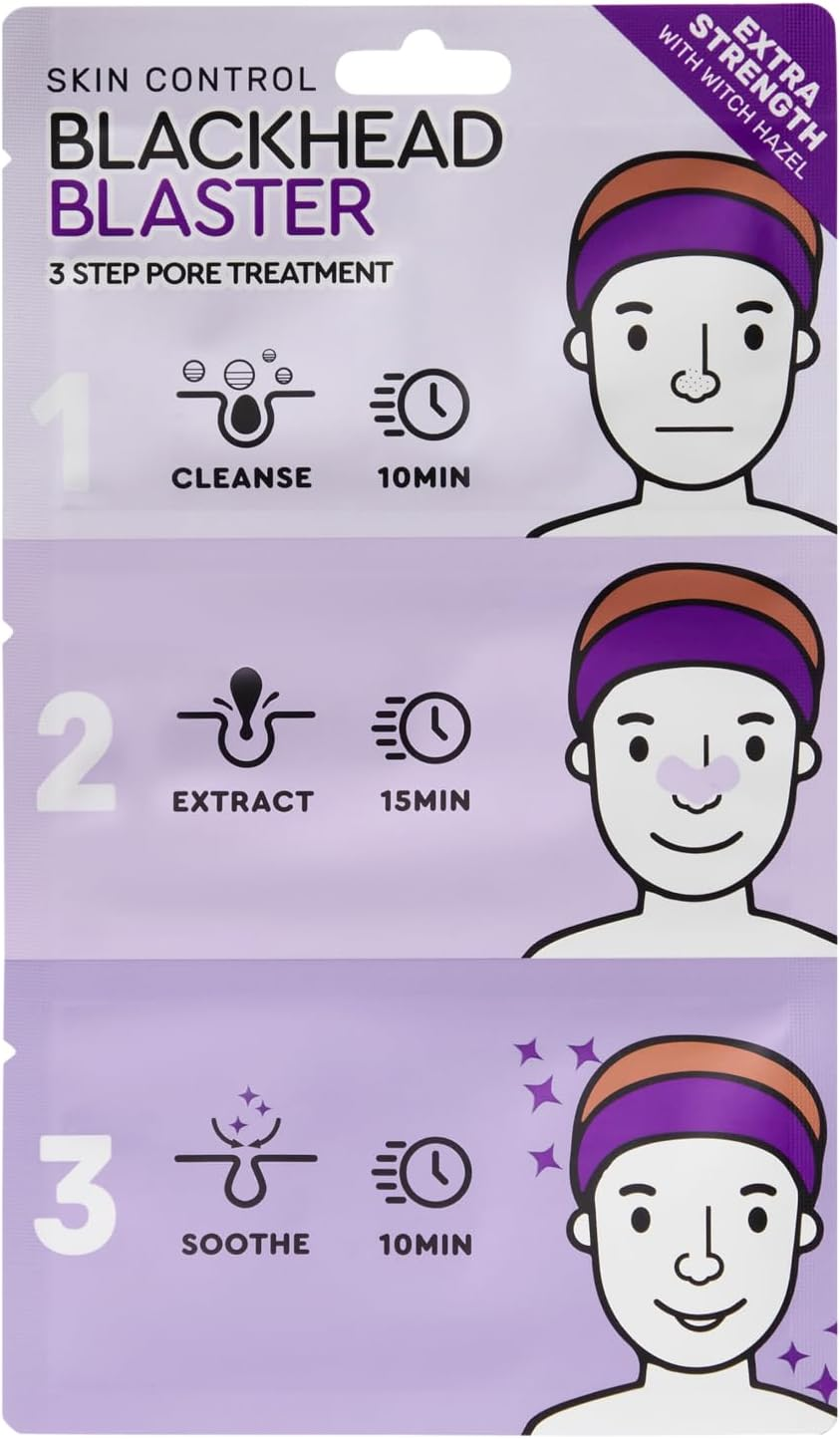 Skin Control Extra Strength Blackhead Blaster với Witch Hazel – Bộ 3 bước giúp loại bỏ mụn đầu đen hiệu quả