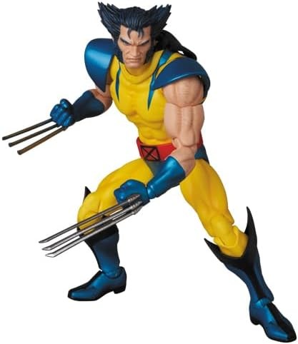 Nhân vật hành động MEDICOM TOY MAFEX Wolverine (Comic Ver.), 5,7 inch, Khớp di chuyển được, Bao gồm vỏ bảo vệ chắc chắn nguyên bản. Nhập khẩu Nhật Bản