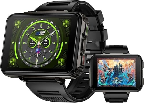 Đồng hồ thông minh LOKMAT 4G, Cuộc gọi điện thoại trên Đồng hồ thông minh Android 6GB + 128GB, Đồng hồ thể thao màn hình lớn 2,4 inch 1500mAh Camera kép WiFi Bluetooth Đồng hồ thông minh GPS dành cho nam