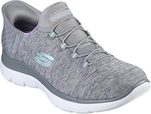Skechers Women's Hands Free Slip-in Summit Dazzling Haze Sneaker