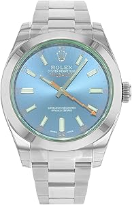 Đồng hồ nam Rolex Milgauss 40 mặt xanh thép không gỉ 116400gv