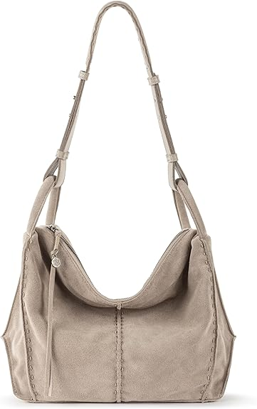 Túi đeo vai Sak Los Feliz Hobo bằng da, có lót