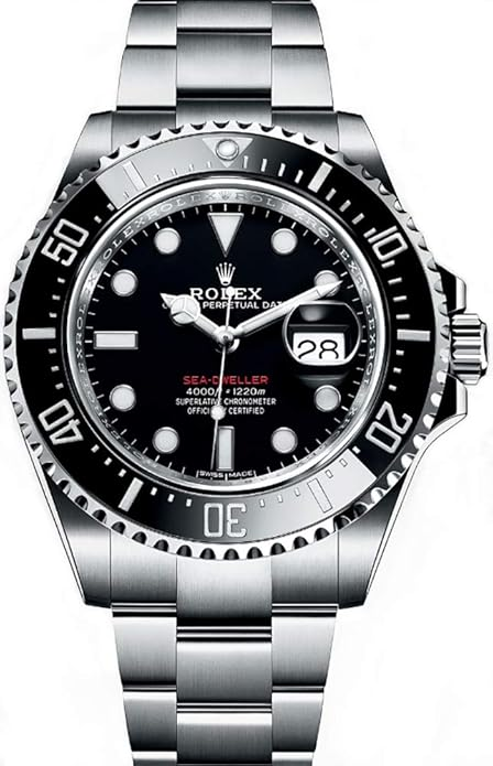 Đồng hồ Rolex Oyster Perpetual Sea-Dweller 43 mm bằng gốm, thép không gỉ dành cho nam 126600BKSO