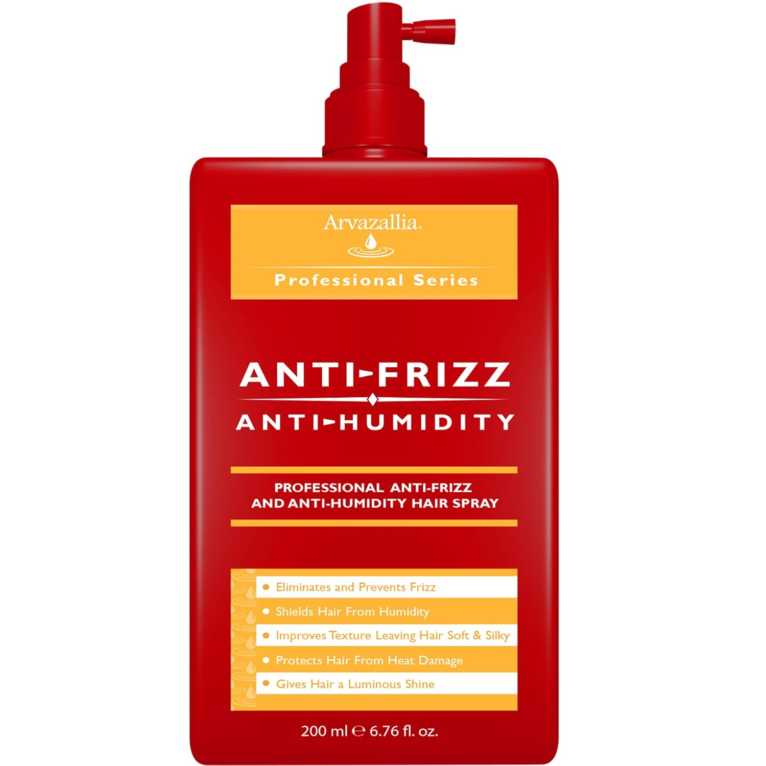 Xịt chống xù và chống ẩm Arvazallia - Kiểm soát xù chuyên nghiệp, chống ẩm, bảo vệ tóc khỏi nhiệt và huyết thanh làm bóng
