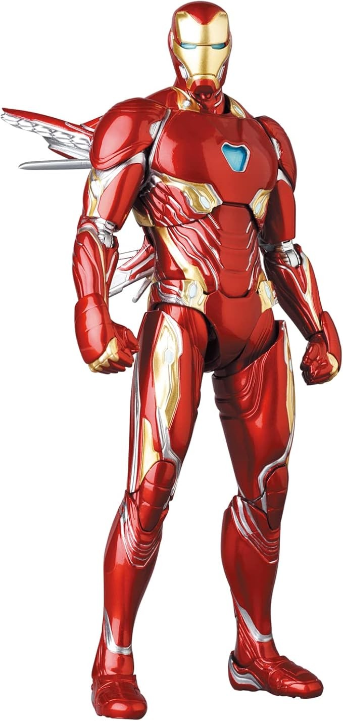 MAFEX No.178 Iron Man MARK50 (Phiên bản Infinity WAR) Tổng chiều cao: Xấp xỉ. 6,3 inch (160 mm), Hình hành động không có tỷ lệ, được sơn