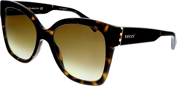Gucci Brown Shaded Butterfly Ladies Sunglasses GG0459S 002 54