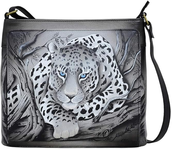 Túi đeo chéo da vẽ tay Anna by Anuschka dành cho nữ