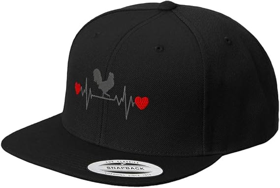 Mũ lưỡi trai Snapback Rooster Lifeline B thêu Acrylic có nút bấm một cỡ