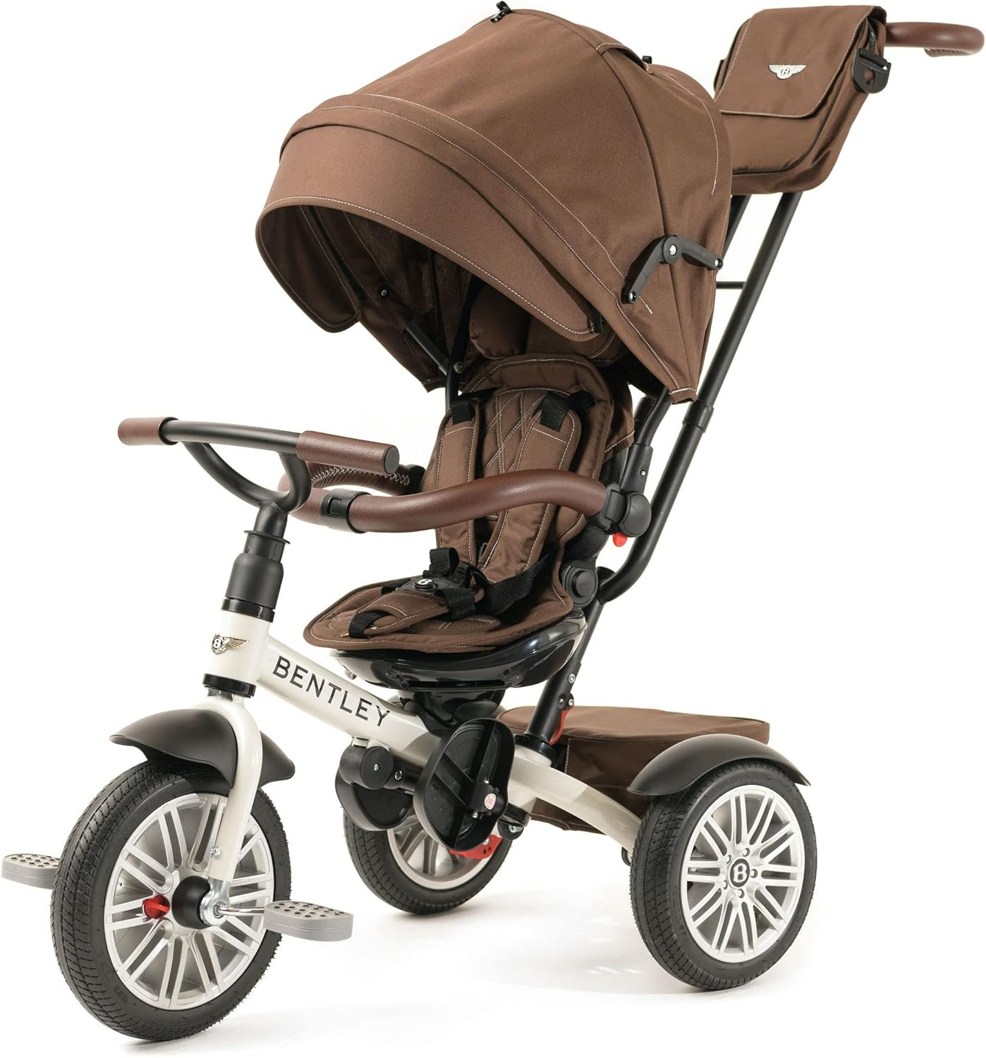 Xe đạp ba bánh Bentley Kids, xe đạp trẻ mới biết đi 6 trong 1, được cấp phép và thiết kế chính thức bởi Bentley Motors UK; Xe đạp ba bánh cho trẻ em từ sơ sinh đến lớn này là tuyên bố thuyết phục về h