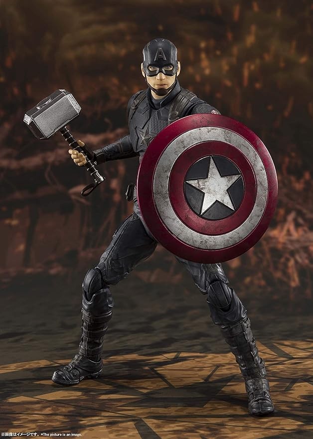 TAMASHII NATIONS - Avengers: Endgame - Captain America -Phiên bản trận chiến cuối cùng -, Bandai Spirits S.H. Figuarts Nhân Vật Hành Động