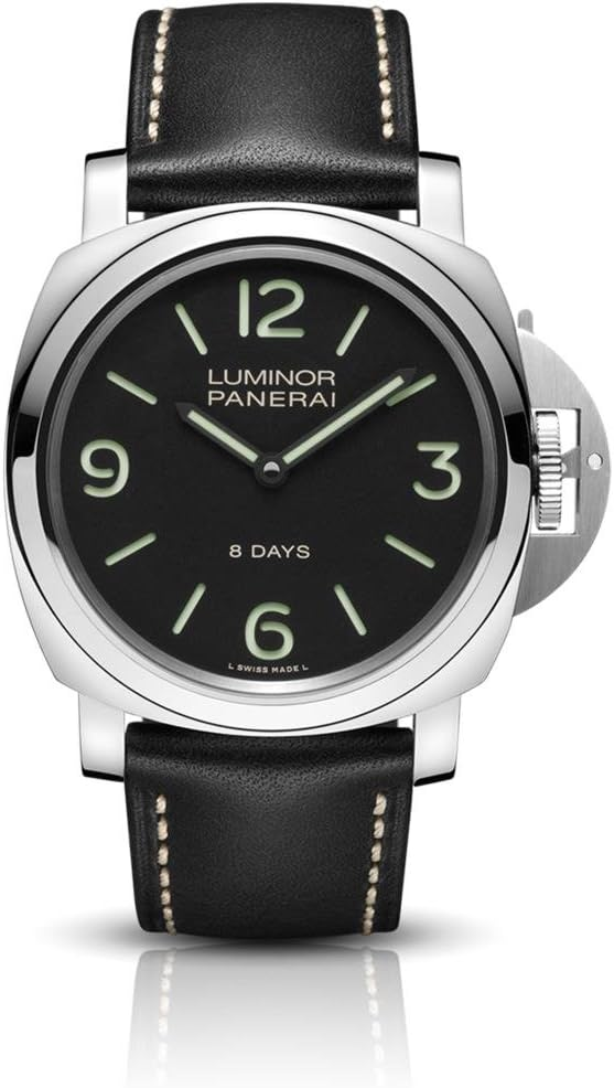 Đồng hồ cơ lên ​​dây cót bằng thép không gỉ Panerai PAM00560 Luminor dành cho nam với dây đeo có thể thay thế