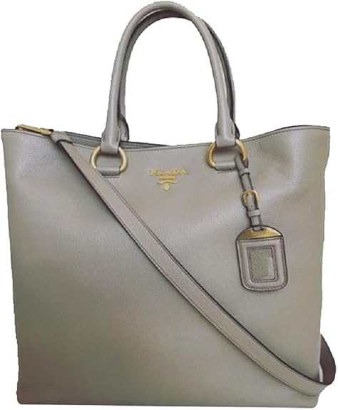 Túi xách Prada Women's Gray Vitello Phenix Shopping Tote có quai xách đeo vai 1BG865