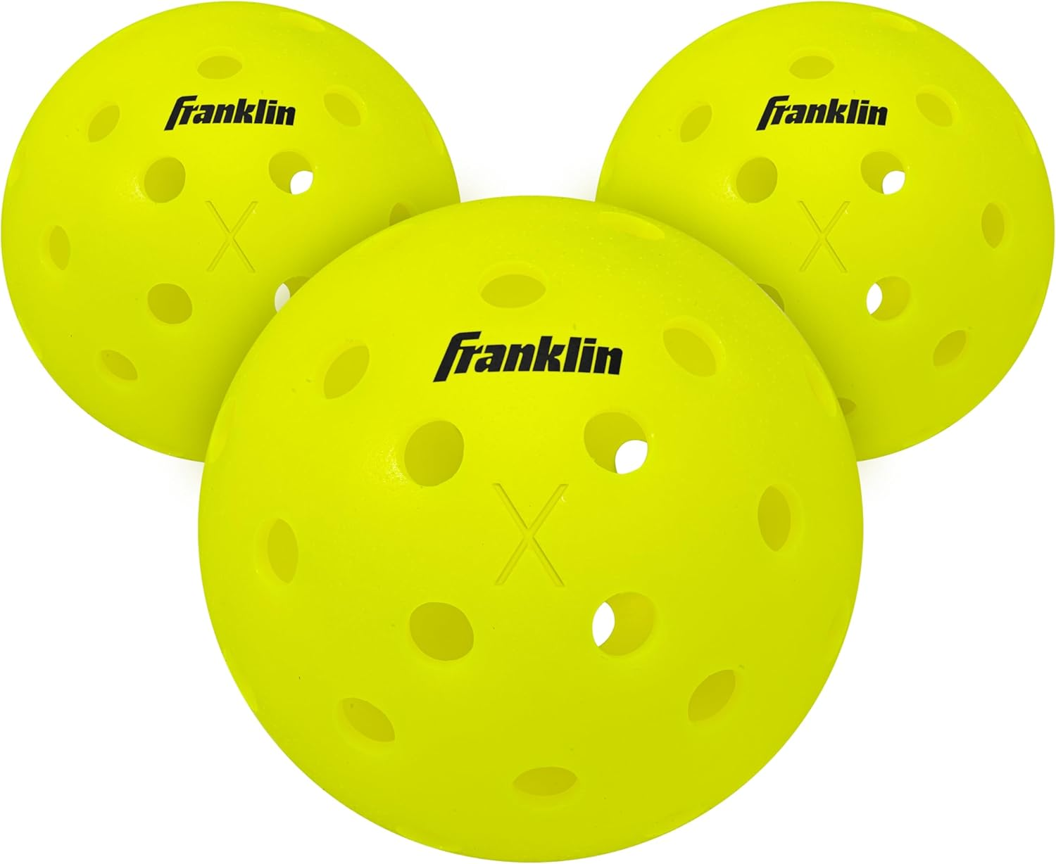 Franklin Sports X-40 Outdoor Pickleballs - Quả bóng chính thức của USA Pickleball, APP Tour + Pickleball US Open - 3 gói, 12 gói, 36 xô Pickleball, 50, 100 + 400 gói Pickleball theo quy định