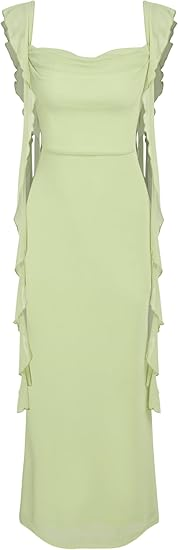 Váy dạ hội CIDER cho nữ Váy dự tiệc cưới Váy maxi mùa hè Váy cocktail không tay xếp nếp lưới bó sát 2025