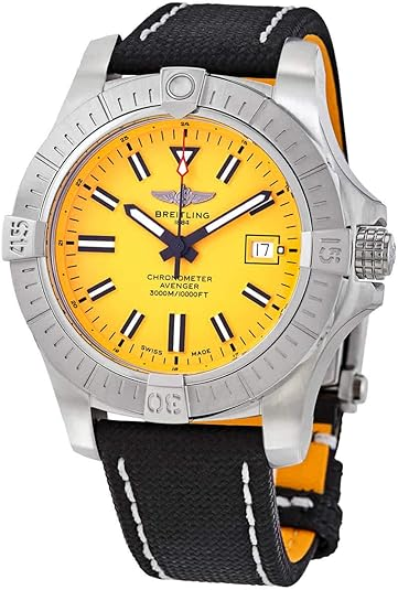 Đồng hồ Breitling Avenger Seawolf Automatic Chronometer mặt số vàng dành cho nam A17319101I1X2