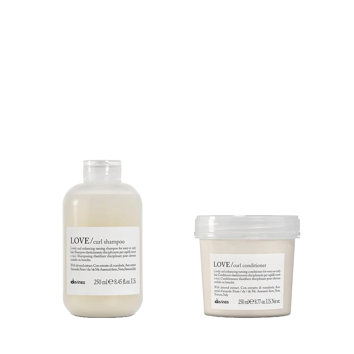 Dầu gội Davines LOVE Curl | Dầu gội cho tóc xoăn & gợn sóng | Làm mượt và dưỡng ẩm cho tóc xoăn với chiết xuất hạnh nhân
