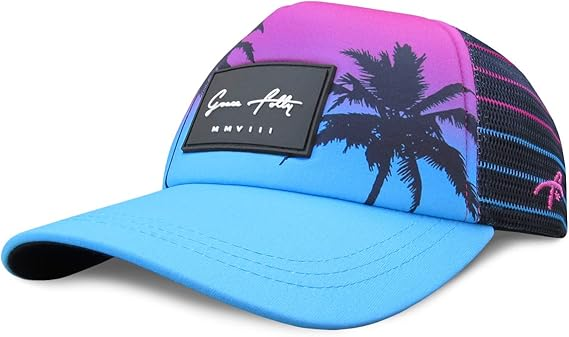 Mũ lưỡi trai lưới Grace Folly Foam Trucker Hat Snapback dành cho nam và nữ